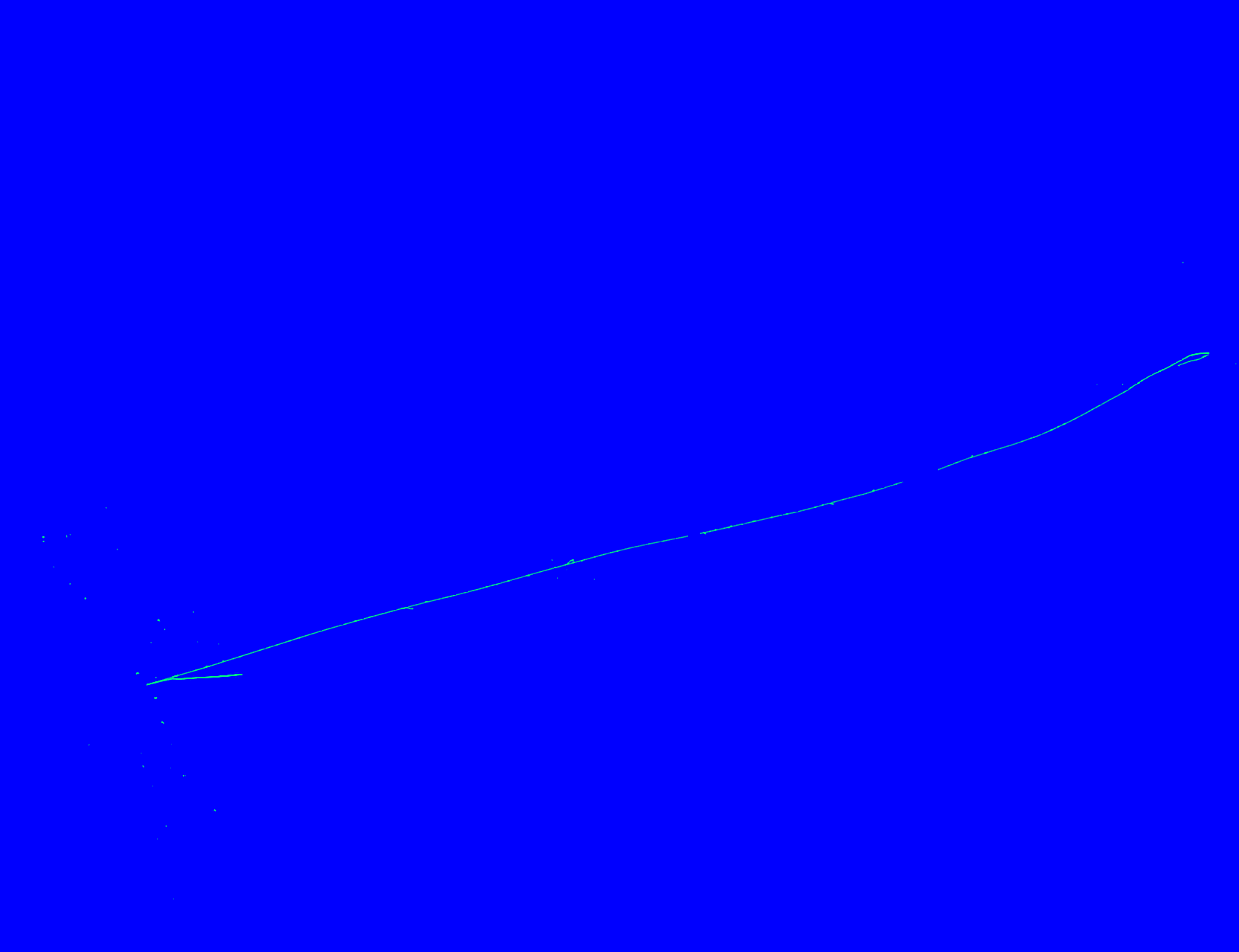 The third view of a muon neutrino interaction with cosmic muons removed.